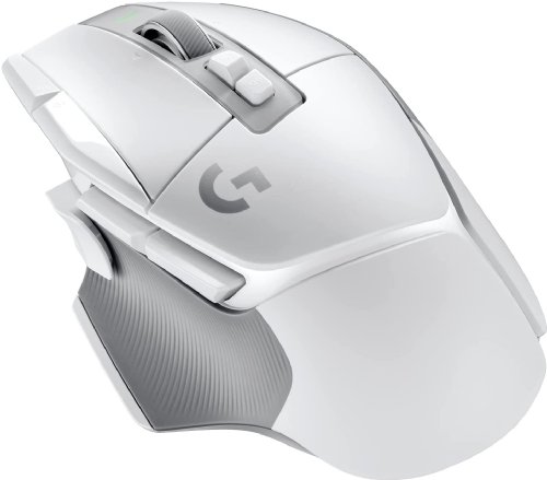 Logitech G502 X Lightspeed Wireless Gaming Mouse - Optical Mouse with LIGHTFORCE Hybrid Optical-Mechanical switches, Hero 25K Gaming Sensor, Compatible with PC - White...