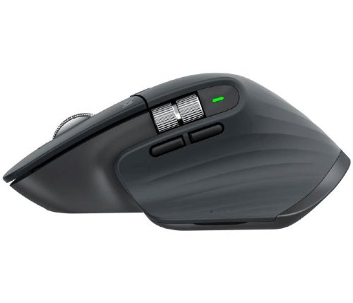 Logitech MX Master 3S - Wireless Performance Mouse with Ultra-fast Scrolling, Ergo, 8K DPI, Track on Glass, Quiet Clicks, USB-C, Bluetooth, Windows, Linux, Chrome...(Graphite)
