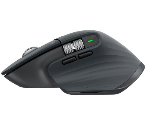 Logitech MX Master 3S for Business, Wireless Right Handed Laser Bluetooth & USB Mouse, Graphite (910-006581)