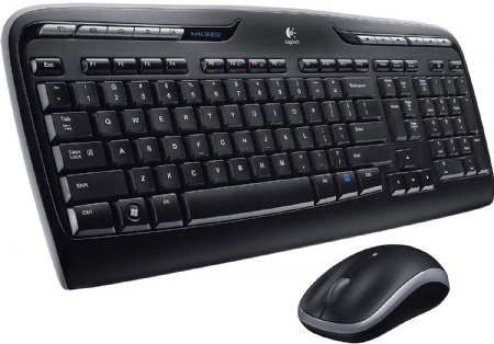 Logitech MK320 Wireless Desktop Keyboard and Mouse Combo - English Layout, 2.4GHz Encrypted Wireless Connection, Long Battery Life...