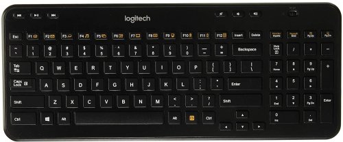 Logitech Wireless Keyoard K360 - Glossy Black (920-004088) ...