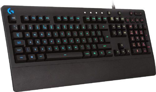 Logitech Keyboard Gaming Prodigy G213 with 16.8 Million Lighting Colors easily customize key lighting, 12 function keys with custom commands...(920-008083) 