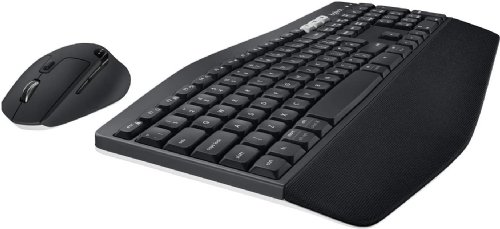 Logitech MK850 Wireless Keyoard and Mouse Combo, Unifying receiver connects both the keyboard and mouse using just one USB port, English Layout (920-008219 ...