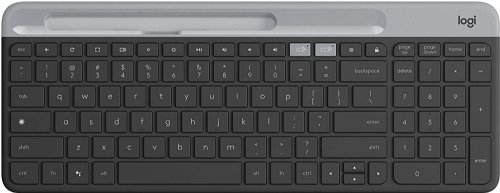 Logitech K580 Slim Multi-Device Wireless Keyboard for Chrome OS - Bluetooth/USB Receiver, Easy Switch, 24 Month Battery, Desktop, Tablet, Smartphone, Laptop Compatible..