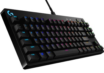 Logitech G PRO Mechanical Gaming Keyboard, Ultra Portable Tenkeyless Design, Detachable Micro USB Cable, 16.8 Million Colour LIGHTSYNC RGB backlit keys..