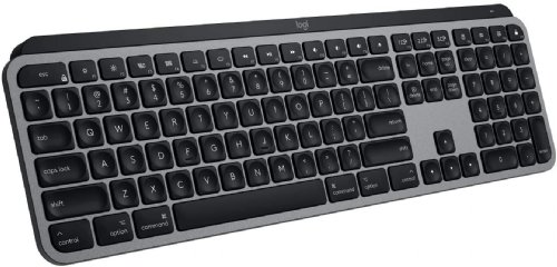 Logitech MX Keys Advanced Illuminated Wireless Keyboard for Mac - Bluetooth/USB. grey (920-009552) ...