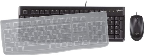 Logitech MK120 Corded Keyboard And Mouse Combo, ADJUSTABLE-TILT LEGS - to adjust keyboard tilt by 8 degrees to address their personal ergonomic needs...(920-010020)