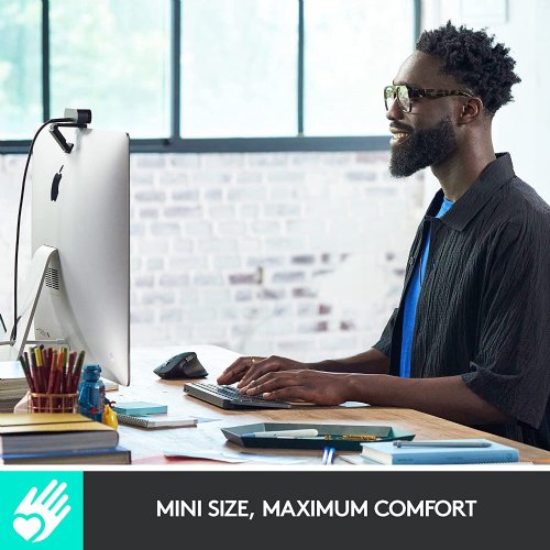 Logitech MX Keys Mini Minimalist Wireless Illuminated Keyboard, Compact, Bluetooth, Backlit, USB-C, Compatible with Apple macOS, iOS, Windows, Linux, Android, Metal Build...(Graphite)