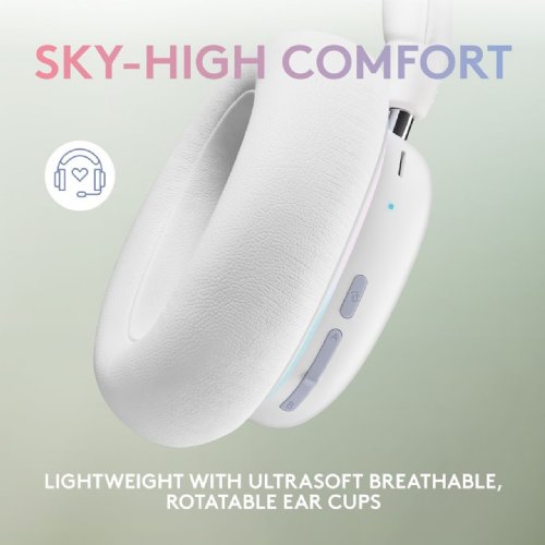 Logitech G735 Wireless Gaming Headset, Customizable LIGHTSYNC RGB Lighting - White Mist...