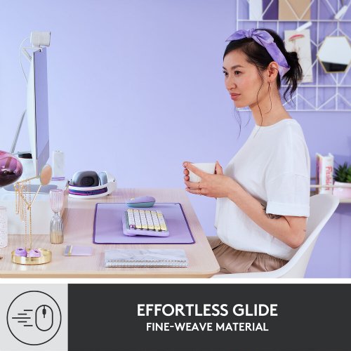 Logitech Desk Mat - Studio Series, Multifunctional Large Desk Pad, Extended Mouse Mat, Office Desk Protector with Anti-Slip Base, Spill-Resistant Durable D...