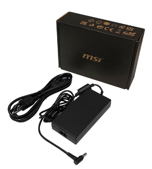 MSI AC Adaptor + Power Cord - 180W, Retail/Slim, 2.9/4.5 DC Jack ...