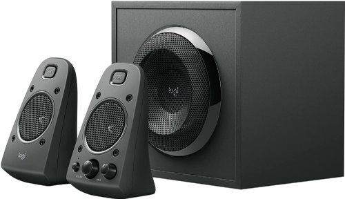 Logitech Z625 Powerful THX Sound 2.1 Speaker System for TVs, Game Consoles and Computers, 200 watts RMS/400 watts peak power delivers crisp sound and thundering bass...