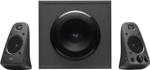 Logitech Z625 Powerful THX Sound 2.1 Speaker System for TVs, Game Consoles and Computers, 200 watts RMS/400 watts peak power delivers crisp sound and thundering bass...