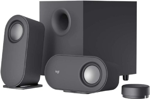 Logitech Z407 Bluetooth Computer Speakers with Subwoofer and Wireless Control, Immersive Sound, Premium Audio with Multiple Inputs, USB Speakers...