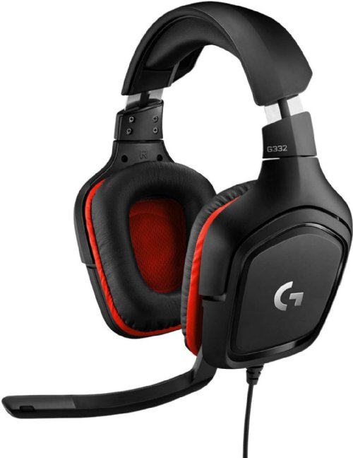 Logitech G332 Wired Gaming Headset, Rotating Leatherette Ear Cups, 3.5 mm Audio Jack, Flip-to-Mute Mic, Lightweight for PC,Xbox One,Xbox Series X, S,PS5,PS4,Nintendo Switch...