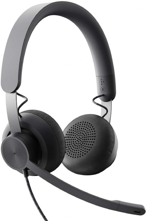 Logitech Zone Wired Microsoft Team Certified (Open Office) - Graphite (981-000871) ...