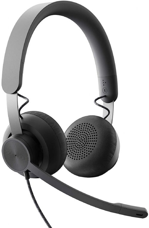 Logitech Zone Wired Noise Cancelling Headset - Graphite (981-000876) ...