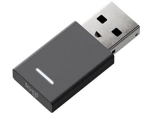 Logitech Zone Wireless Plus Dongle, Connects Logitech Zone Wireless Plus headset and additional, Logitech Unifying peripherals using one USB-A receiver. Works for UC or Teams...(981-000901)