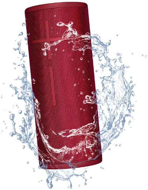 Ultimate Ears BOOM 3 Portable Waterproof Bluetooth Wireless Speaker, Sunset Red (984-001352) ...