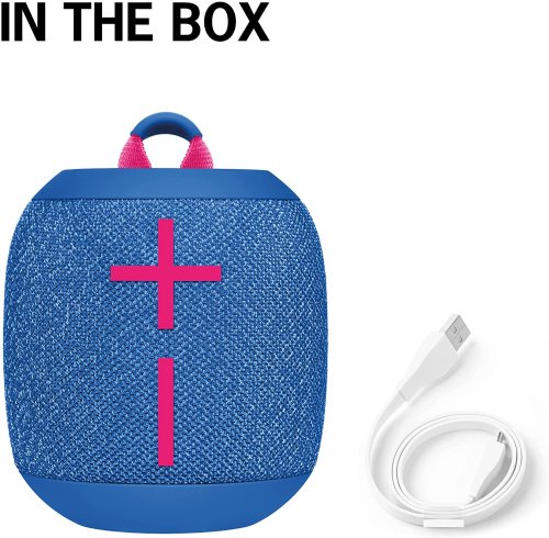 ULTIMATE EARS WONDERBOOM 3, Small Portable Wireless Bluetooth Speaker, Big Bass 360-Degree Sound for Outdoors, Waterproof, Dustproof IP67, Floatable, 131 ft Range...