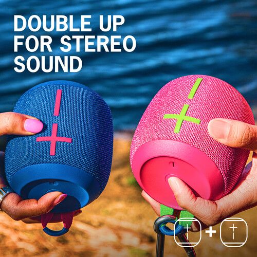 Ultimate Ears WONDERBOOM 3, Small Portable Wireless Bluetooth Speaker, Big Bass 360-Degree Sound for Outdoors, Waterproof, Dustproof IP67, Floatable, 131 ft Range...(Active Black)