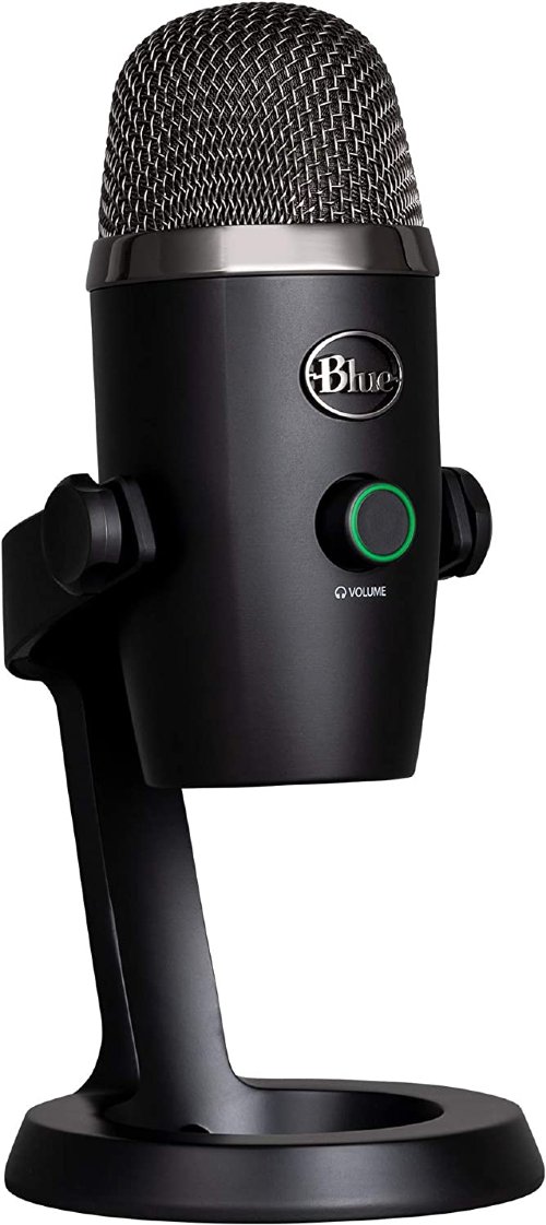 Logitech Blue Yeti Nano Multi-Pattern USB Condenser Microphone (Blackout)...