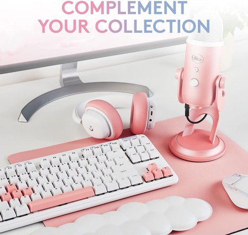 Logitech Blue Yeti for Aurora Collection USB Microphone (Pink Dawn)...