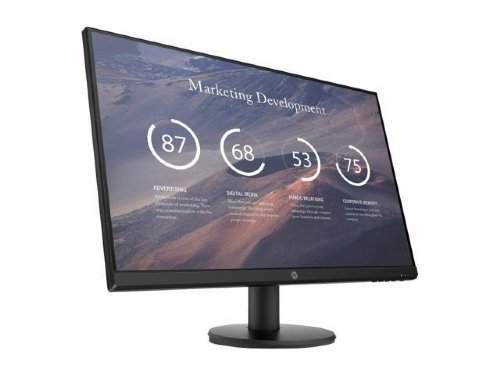 HP P27v G4 27-inch Display27 IPS Panel w/ LED 1920 x 1080 FHD  Resolution, 178 Viewing Angle, 16:9 Widescreen ratio,  3-sided micro-edge bezel,  Tilt, ...