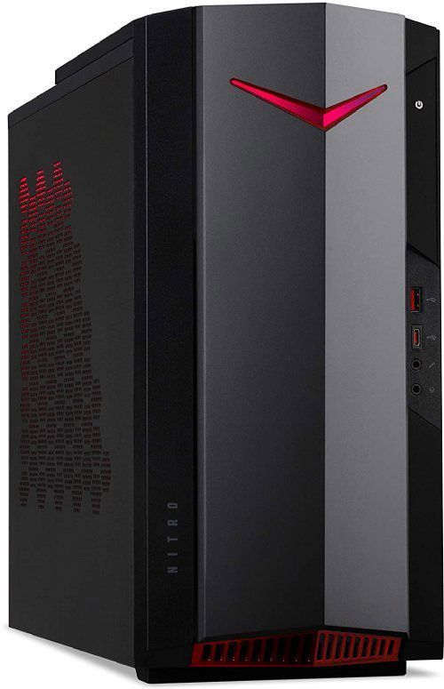 Acer Nitro N50-640-ES13 Gaming Tower, Intel Core i7-12700, 16GB Memory, 1TB SSD, Wireless + BT, VGA Card RTX 3060 12G, Power Supply 500W, Mouse and Keyboard,  Windows 11 Home...