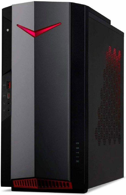 Acer Nitro N50-640-ES13 Gaming Tower, Intel Core i7-12700, 16GB Memory, 1TB SSD, Wireless + BT, VGA Card RTX 3060 12G, Power Supply 500W, Mouse and Keyboard,  Windows 11 Home...