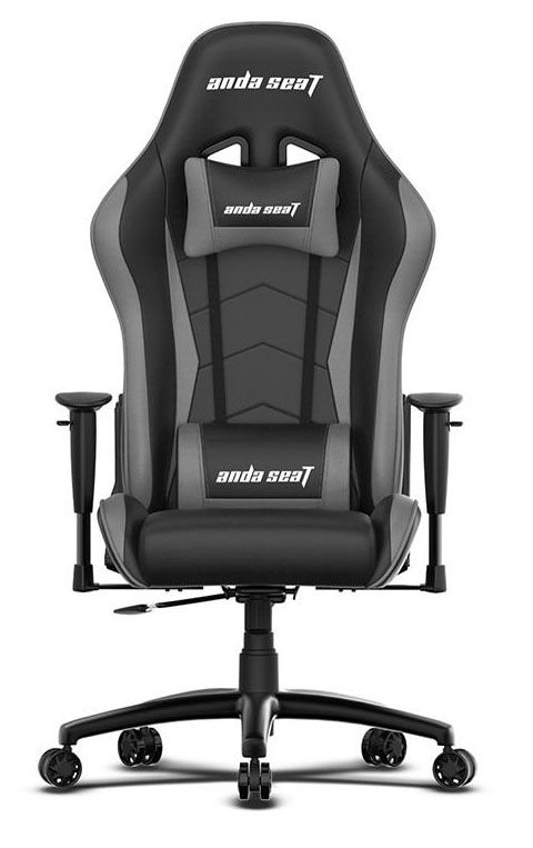 Anda Seat Axe Series Gaming Chair, Memory Foam neck pillow & lumbar support, 2D armrests, Conventional tilt mechanism, 60 mm PU caster wheels, Max load 265 ...