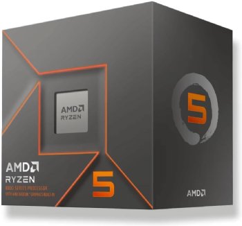 AMD Ryzen 5 8500G, 8000-G Series, Phoenix (Zen 4), 6-Core 3.5 GHz, Socket AM5, 65W, AMD Radeon 740M Graphics, Desktop CPU Processor - 1(00-100000931BOX)