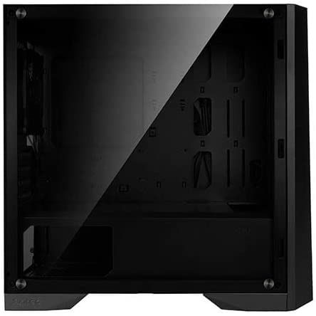 Antec Dapper Dark Phantom DP301M Black Steel, ARGB Lighting, Tempered Glass Side Panel Compact Micro-ATX Gaming Case, Water-cooling ready: supports 1 X280 mm in the front....