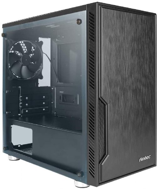 Antec VSK10 Window Value Solution Series Highly Functional Micro-ATX Case, Window Side Panel, Support 4 X 140 mm Fan and 280 mm Radiator, 2 X USB3.0, Black ...