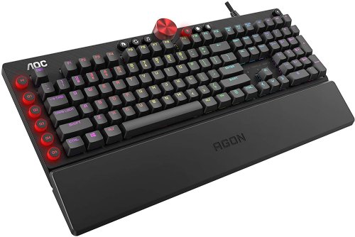 AOC Pro-Gaming RGB keyboard with Cherry MX Blue Switches