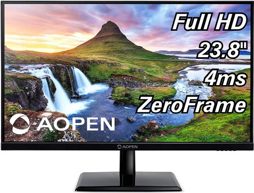 Acer Aopen 24CH2Y bix, 24 inch (1920x1080) 1080P IPS Monitor, 75Hz, HDMI 3-side borderless, inputs 1xVGA, 1xHDMI...