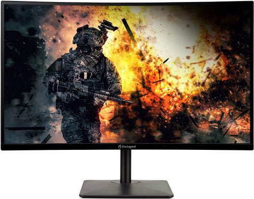 AOPEN 27HC5R Zbmiipx 27" 1500R Curved Full HD (1920 x 1080) VA Gaming Monitor with Adaptive-Sync Technology, 240Hz, 1ms (Display Port & 2 x HDMI 1.4 Ports), Black...