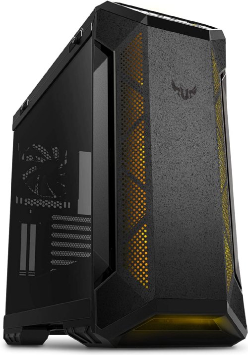 ASUS TUF Gaming GT501 Mid-Tower Computer Case for up to EATX Motherboards with USB 3.0 Front Panel, Smoked Tempered Glass, Steel Construction, and Four Case Fans...
