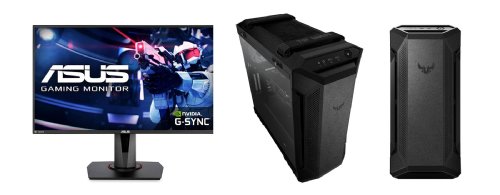 Show product details for TUF Gaming PC, AMD Ryzen 9 Processor, TUF X870-PLUS Chipset, 2TB M.2 NVME SSD and 32GB DDR5 SDRAM Memory, NVIDIA GeForce RTX 5060 Graphics Cards and Windows 11 Home...