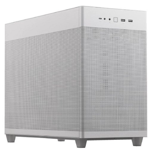 ASUS Prime AP201 33-Liter MicroATX White case with Tool-Free Side Panels and a Quasi-Filter mesh, with Support for 360 mm Coolers, Graphics Cards up to 338 mm Long...