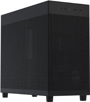 ASUS Prime AP303 Black Edition Mesh-Panel 44-Liter ATX PC case, GPU Support for up to 360mm in Length with Structural Bracket, 360mm Radiator Support ...