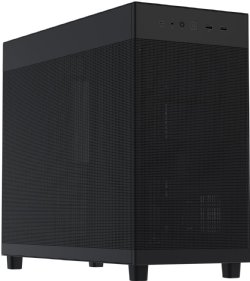 ASUS Prime AP303 Black Edition Mesh-Panel 44-Liter ATX PC case, GPU Support for up to 360mm in Length with Structural Bracket, 360mm Radiator Support ...