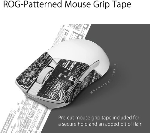 ASUS ROG Gladius III Wireless AimPoint Gaming Mouse, Connectivity (2.4GHz RF, Bluetooth, Wired), 36000 DPI Sensor, 6 programmable Buttons, ROG SpeedNova...