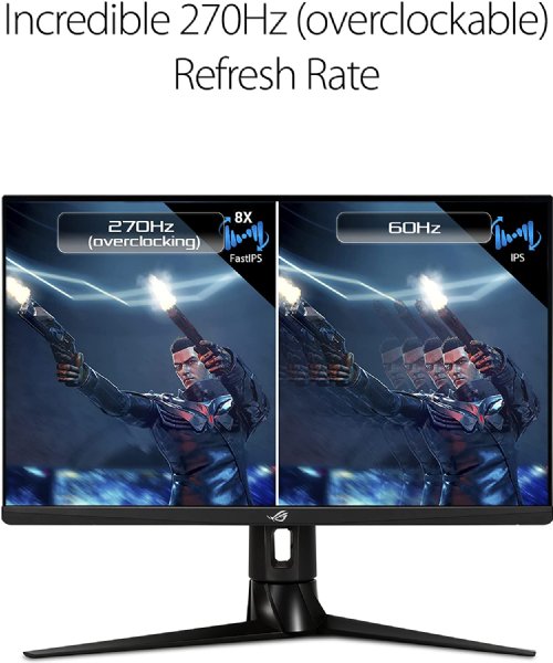 ASUS ROG STRIX 27" 1440P Curved Gaming Monitor (XG27AQV), QHD (2560 X 1440), FAST IPS, 170HZ, 1MS, G-Sync Compatible, Freesync Premium, Eye Care, HDMI, Displatport...