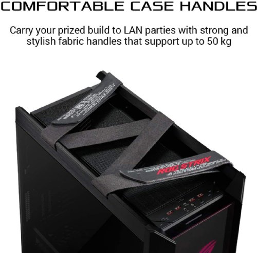 ASUS ROG Strix Helios GX601 Edition RGB Mid-Tower Computer Case, ATX/EATX Motherboards with Tempered Glass, Aluminum Frame, GPU Braces, 420mm Radiator...