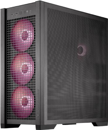 ASUS TUF Gaming GT302 ARGB ATX Mid-Tower PC Case, Four 140 x 28 mm ARGB fans for high airflow and static pressure, interchangeable side panel, detachable top panel, hidden-connector ...