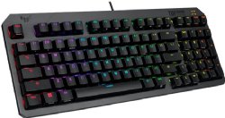 ASUS TUF Gaming K3 Gen II Wired USB Gaming Keyboard - 97-Key Compact Layout, Optical-Mechanical Blue (Clicky) Switches, PBT Keycaps, Detachable Top Plate ...