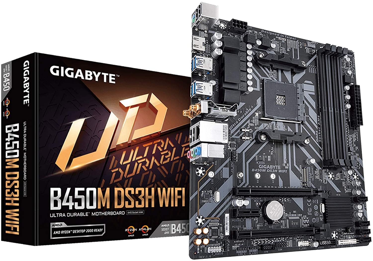 Gigabyte AMD B450 Ultra Durabl...(B450M DS3H WIFI-Y1)