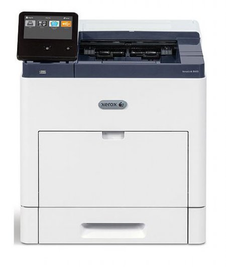 Xerox Versalink B600 B/W Printer, Letter/Legal, 58ppm, 2-Sided Print, USB/Ethernet, 550-Sheet Tray, 150-Sheet Multi Purpose Tray, 110V, Solutions & Cloud E ...