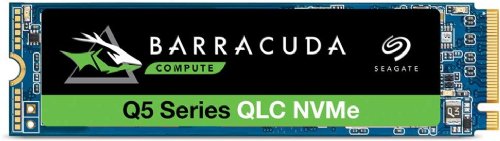 Seagate BarraCuda Q5 500GB Internal SSD - M.2 NVMe PCIe Gen3 —4, 3D QLC for Desktop or Laptop, 1-year Rescue Services (ZP500CV3A001)
